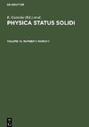 Physica status solidi, Volume 14, Number 1, March 1