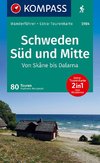 KOMPASS Wanderführer 5984 Schweden Süd und Mitte, Von Skåne bis Dalarna, 80 Touren