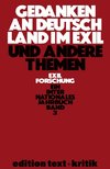 Gedanken an Deutschland im Exil und andere Themen