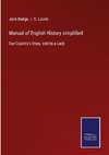 Manual of English History simplified