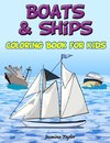 Boats and Ships Coloring Book for Kids