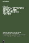 Über Stammfaktoren bei ternären quadratischen Formen