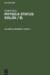 Physica status solidi / B., Volume 62, Number 1, March 1