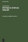 Physica status solidi, Volume 20, Number 1, March 1