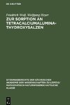 Zur Sorption an Tetracalciumaluminathydroxysalzen