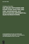 Die neuen Methoden der komplexen Analysis und ihre Anwendung auf nichtlineare Differentialgleichungssysteme