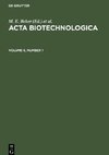 Acta Biotechnologica, Volume 6, Number 1, Acta Biotechnologica Volume 6, Number 1