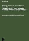 Jahrbuch des Instituts für Wirtschaftswissenschaften, Band 3, Probleme der politischen Ökonomie