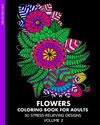 Flowers Coloring Book for Adults