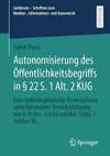 Autonomisierung des Öffentlichkeitsbegriffs in § 22 S. 1 Alt. 2 KUG