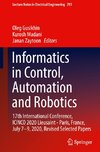 Informatics in Control, Automation and Robotics