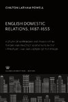 English Domestic Relations 1487-1653