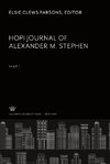 Hopi Journal of Alexander M. Stephen Part I