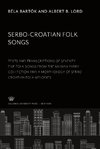 Serbo-Croatian Folk Songs