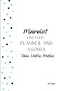 Minimalist 12-Month Undated Planner and Agenda