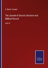 The Journal of Sacred Literature and Biblical Record