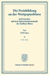 Die Preisbildung an der Wertpapierbörse