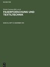 Faserforschung und Textiltechnik, Band 25, Heft 12, Dezember 1974