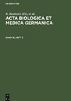 Acta Biologica et Medica Germanica, Band 18, Heft 3, Acta Biologica et Medica Germanica Band 18, Heft 3