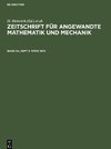 Zeitschrift für Angewandte Mathematik und Mechanik, Band 54, Heft 3, März 1974