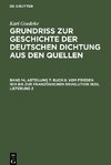 Grundriss zur Geschichte der deutschen Dichtung aus den Quellen, Band 14, Abteilung 7, Buch 8: Vom Frieden 1815 bis zur französischen Revolution 1830, Lieferung 2