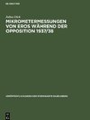 Mikrometermessungen von Eros während der Opposition 1937/38