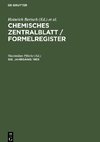 Chemisches Zentralblatt / Formelregister, 126. Jahrgang, Chemisches Zentralblatt / Formelregister (1955)