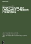 Intensivierung der landwirtschaftlichen Produktion