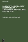 Landwirtschaftliches Zentralblatt / Abteilung II. Pflanzliche Produktion, Jahrgang 8, Heft 10, Oktober 1963