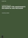 Zeitschrift für Angewandte Mathematik und Mechanik, Volume 66, Number 1, Zeitschrift für Angewandte Mathematik und Mechanik Volume 66, Number 1