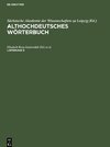 Althochdeutsches Wörterbuch, Lieferung 9, Althochdeutsches Wörterbuch Lieferung 9