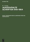 Ausgewählte Schriften 1918-1964, Band 1, Der Beginn der allgemeinen Krise des Kapitalismus