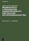 Biographisch-Literarisches Handwörterbuch der exakten Naturwissenschaften, Band 7a, Teil 2, F - K, Lieferung 5