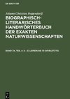 Biographisch-Literarisches Handwörterbuch der exakten Naturwissenschaften, Band 7a, Teil 4, S - Z, Lieferung 10 (vorletzte)