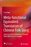 Meta-functional Equivalent Translation of Chinese Folk Song