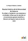 Reseña histórica de la Universidad de Valencia