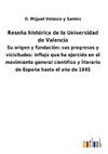 Reseña histórica de la Universidad de Valencia