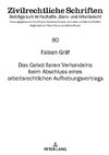 Das Gebot fairen Verhandelns beim Abschluss eines arbeitsrechtlichen Aufhebungsvertrags