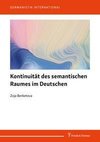 Kontinuität des semantischen Raumes im Deutschen