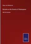 Remarks on the Sonnets of Shakespeare