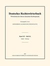 Deutsches Rechtswörterbuch