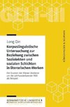 Korpuslinguistische Untersuchung zur Beziehung zwischen Soziolekten und sozialen Schichten in literarischen Werken