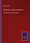 Greek Verbs, irregular and defective