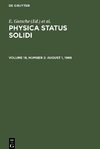 Physica status solidi, Volume 16, Number 2, August 1, 1966