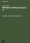 Physica status solidi / A., Volume 85, Number 1, September 16, 1984