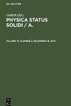 Physica status solidi / A., Volume 14, Number 2, December 16, 1972