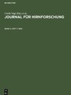 Journal für Hirnforschung, Band 5, Heft 1, Journal für Hirnforschung Band 5, Heft 1