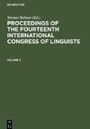 Proceedings of the Fourteenth International Congress of Linguists, Volume 3, Proceedings of the Fourteenth International Congress of Linguists Volume 3