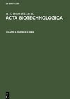 Acta Biotechnologica, Volume 9, Number 5, Acta Biotechnologica (1989)