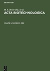 Acta Biotechnologica, Volume 5, Number 3, Acta Biotechnologica (1985)